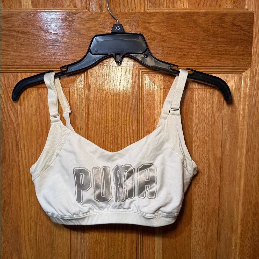 PUMA Women's White Sports Bra